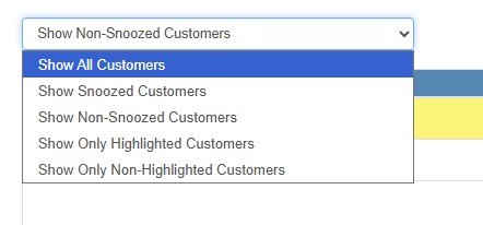 No Buy Filtering Options