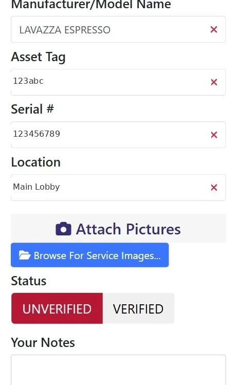 Mobile Equipment Detail